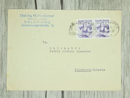 CL14 Enveloppe + Timbre Autriche 1952