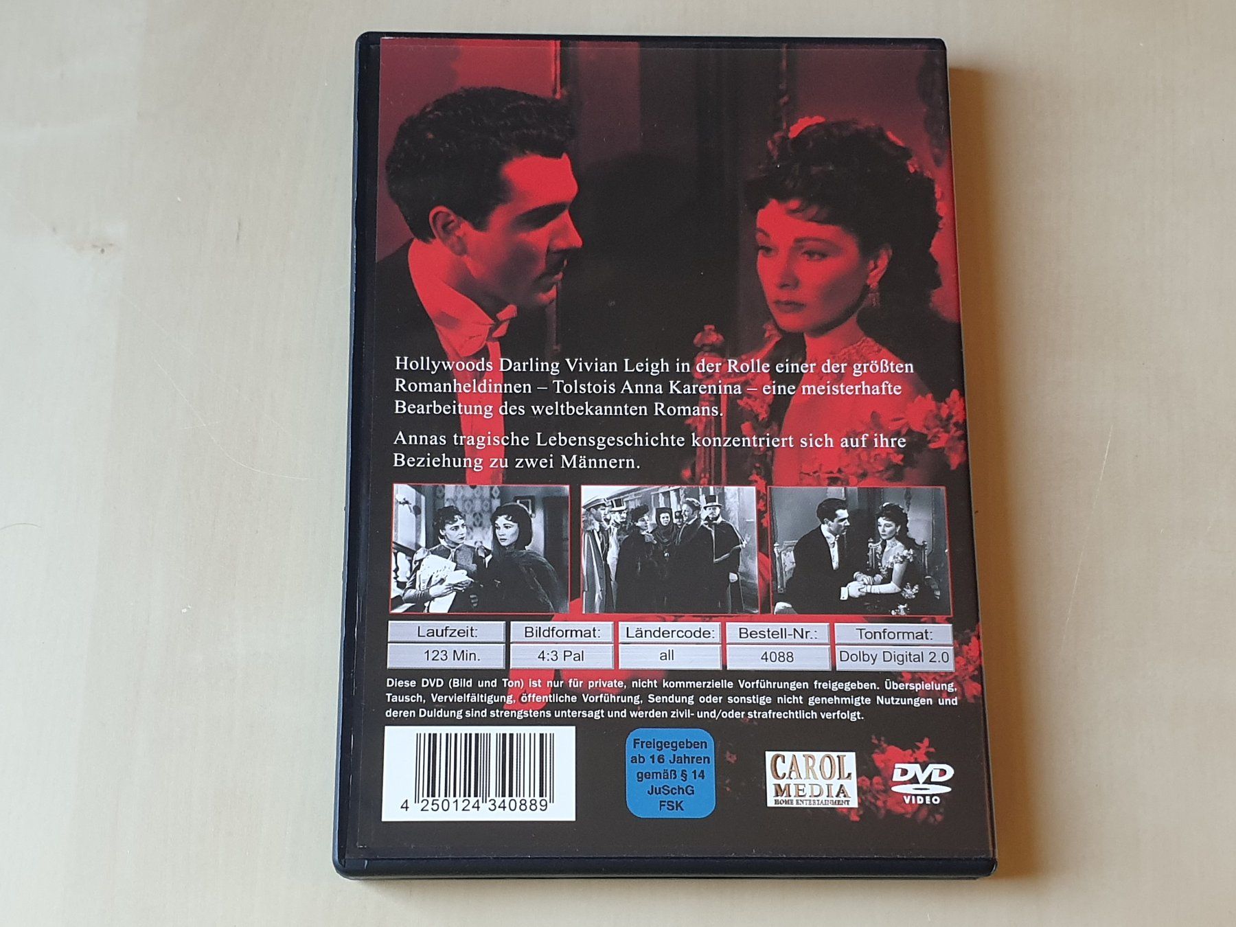 Tutti i DVDs: Anna Karenina – Usato da Stansstad venduto da collectorsshop 1