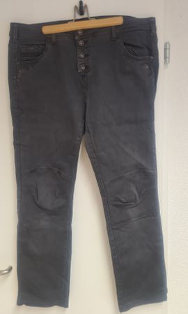 NILE Damen-Jeans, Grösse XL, dunkelgrau