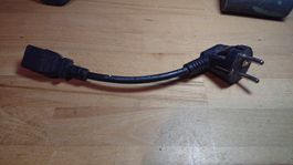 Elektrokabel Schuko auf Apparatestecker