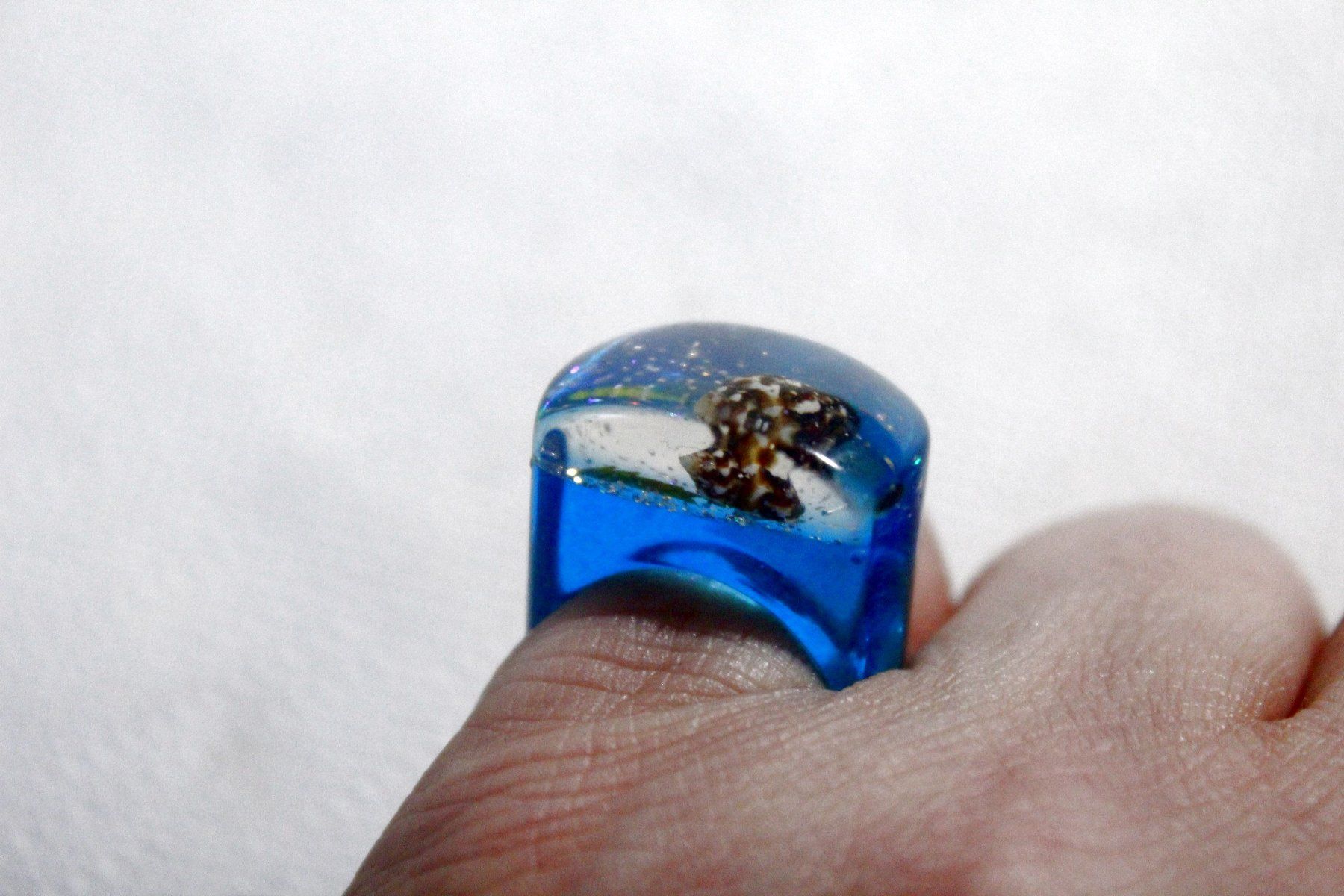 Anelli: Vintage Space-Age - Ring mit Muschel, Seestern, Seeigel, usw – Nuovo (secondo la descrizione) da Bern venduto da Vitaneuf 1