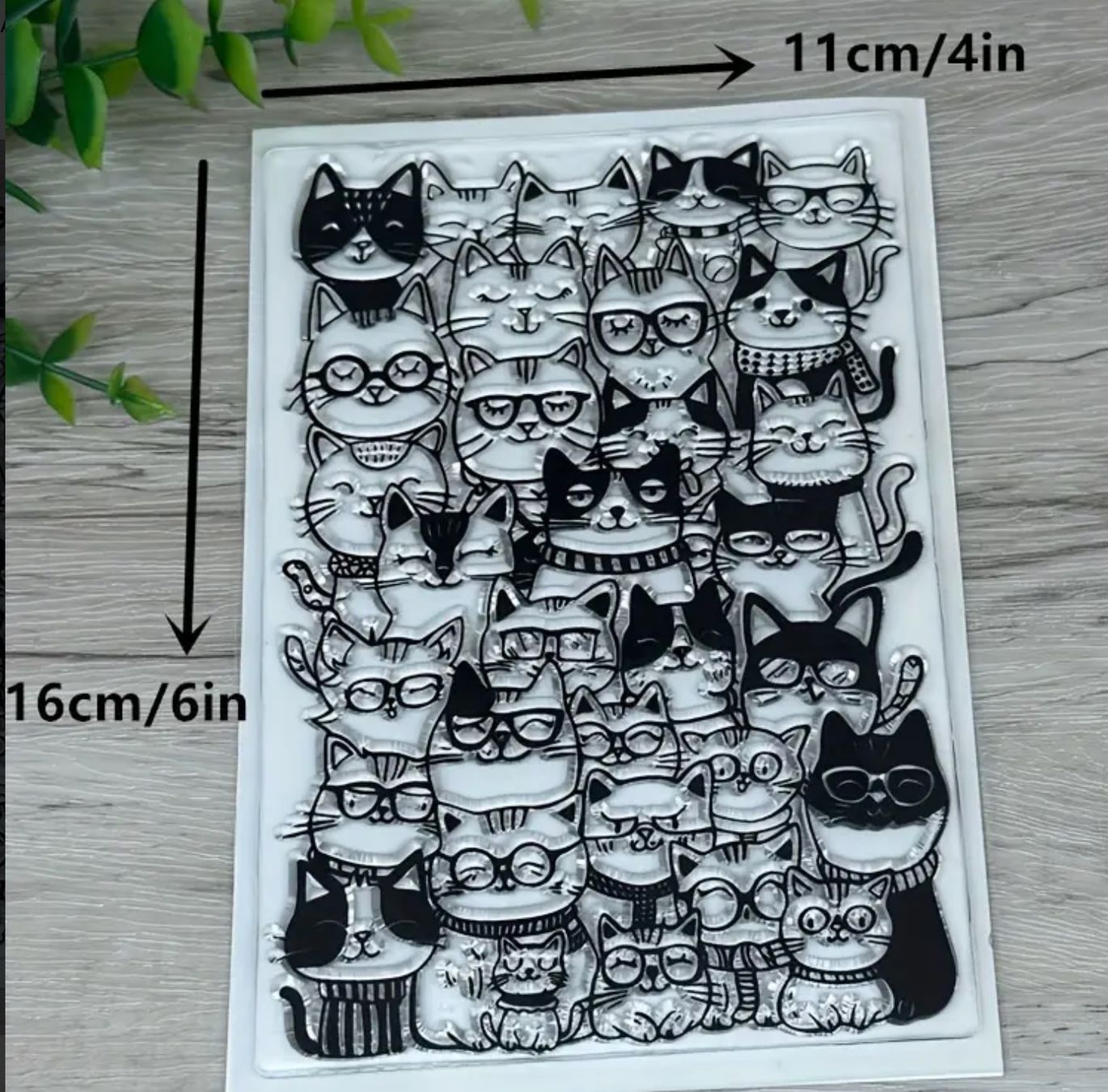 Timbri: Witzige Katzen /11x16cm - Silikonstempel – Nuovo e nell'imballaggio originale da Frenkendorf venduto da jazzplatten 1
