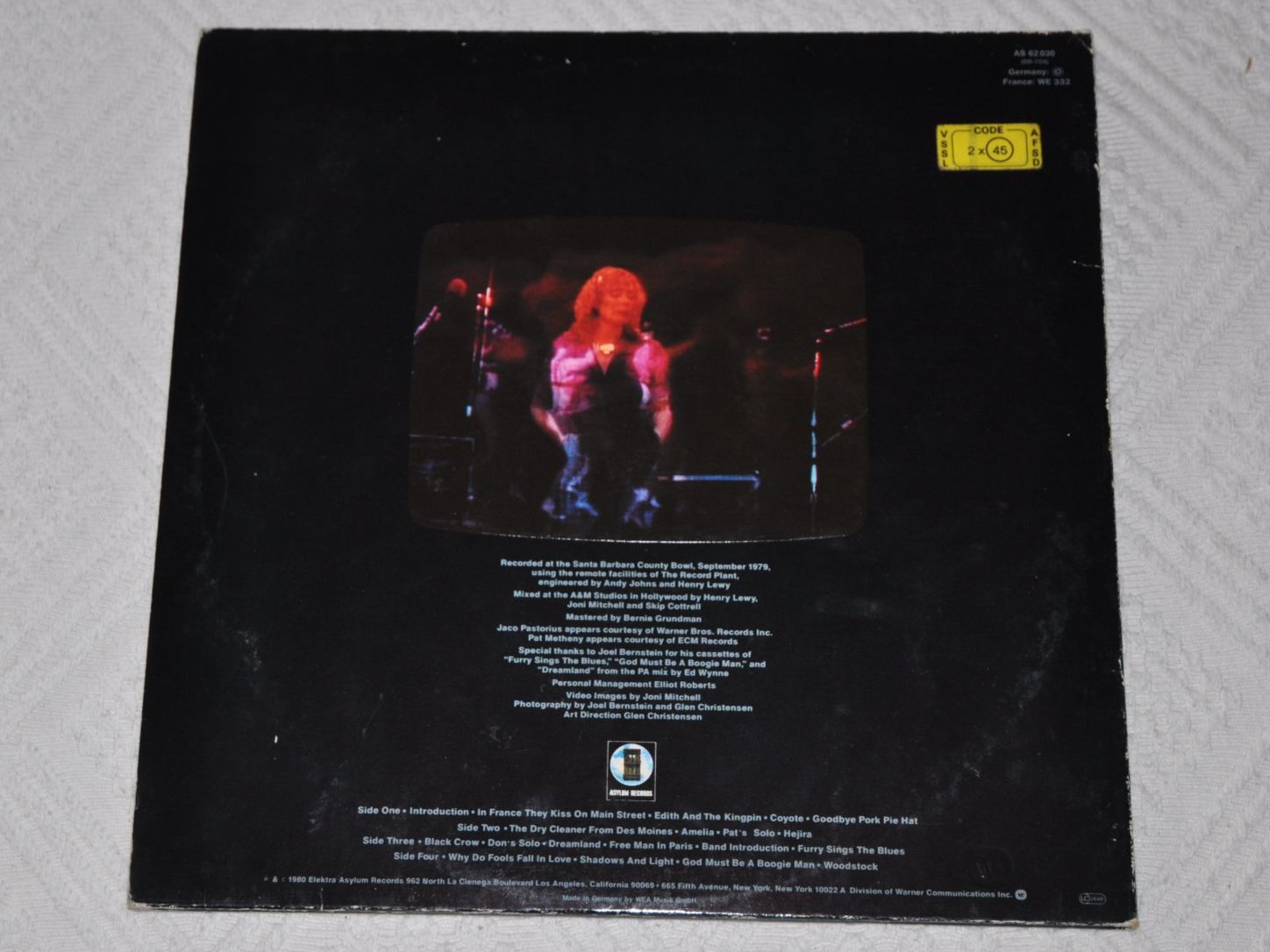 Dischi in vinile: Doppel LP Joni Mitchell - Shadows and Light – Usato da Boll venduto da Theodora15 1