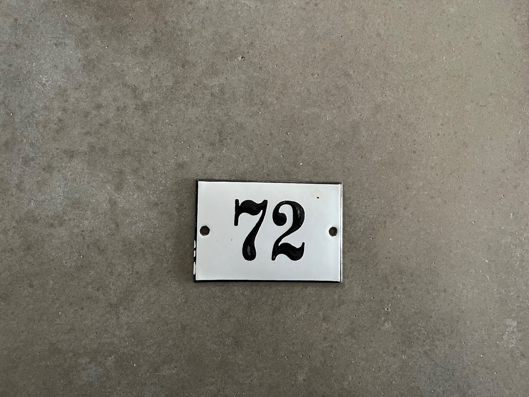 Insegne: Altes Emailschild 72 – Usato da Steffisburg venduto da Reitschel5