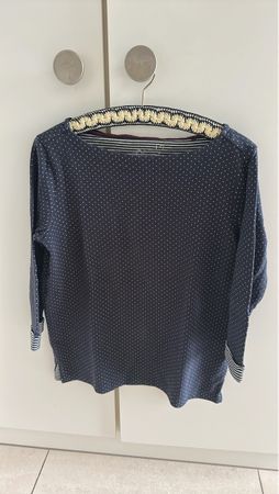 Schickes Langarmshirt mit Punkten Gr.38 von S Oliver