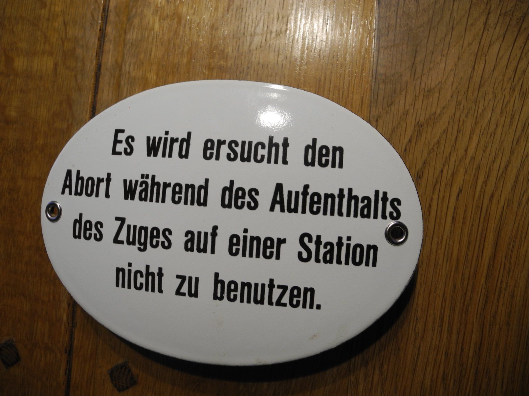 Ecriteaux: BAHN EMAILSCHILD – D'occasion à Reinach AG par Huckleberrysix 1