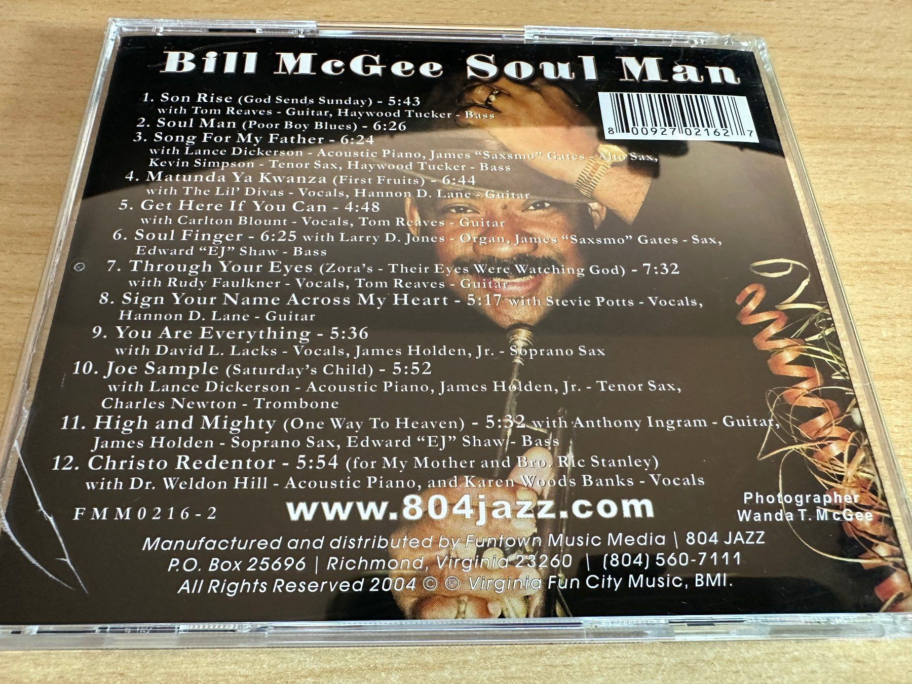 CD: Bill McGee – Soul Man – Usato da Rikon im Tösstal venduto da Alpenmutz 1