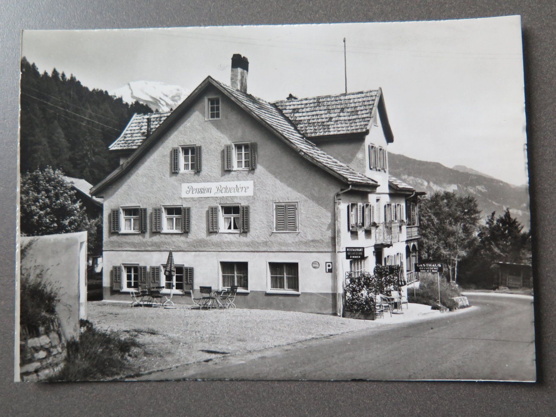 Ansichtskarten: MALIX - PENSION BELVÉDÈRE – Gebraucht aus Wittenbach von lipasal