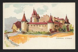 Carte Postale Peter & Kohler : CHÃTEAU D'AIGLE (1910s)