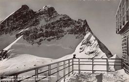 ALPIN: Blick von der Sphinx auf die Jungfrau, um 1935