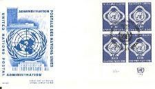 Tutti i francobolli: UNO Genf 1969 Fr. 10.-/-.60 V'block FDC – Usato da Winterthur venduto da Kyoung