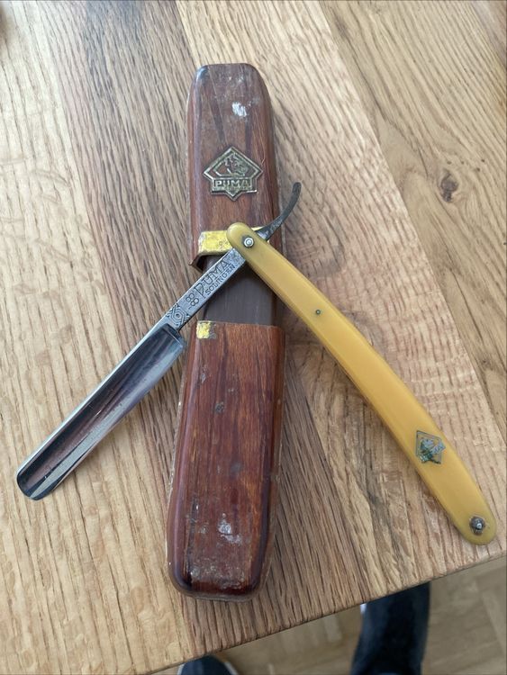Vintage Puma Solingen Straight Razor with Box (Gebraucht) in Amriswil ...