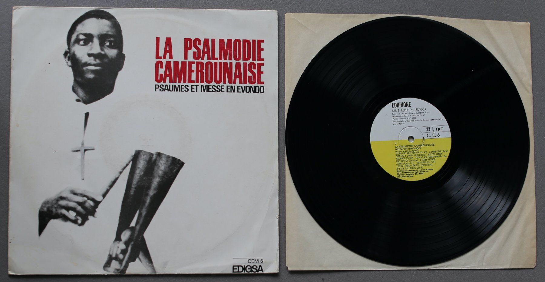 LP, Afrika, La Psalmodie Camerounaise, Ediphone F 1964 (Gebraucht) in ...