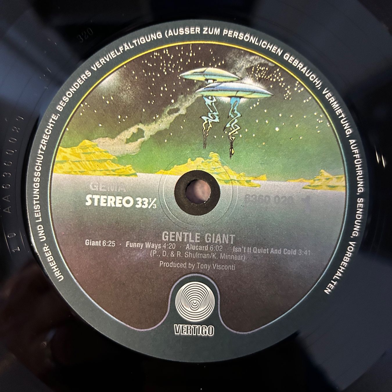 Schallplatten: Gentle Giant - Same,Vinyl LP 1973 – Gebraucht aus Aesch BL von BlueMusicRecords 4
