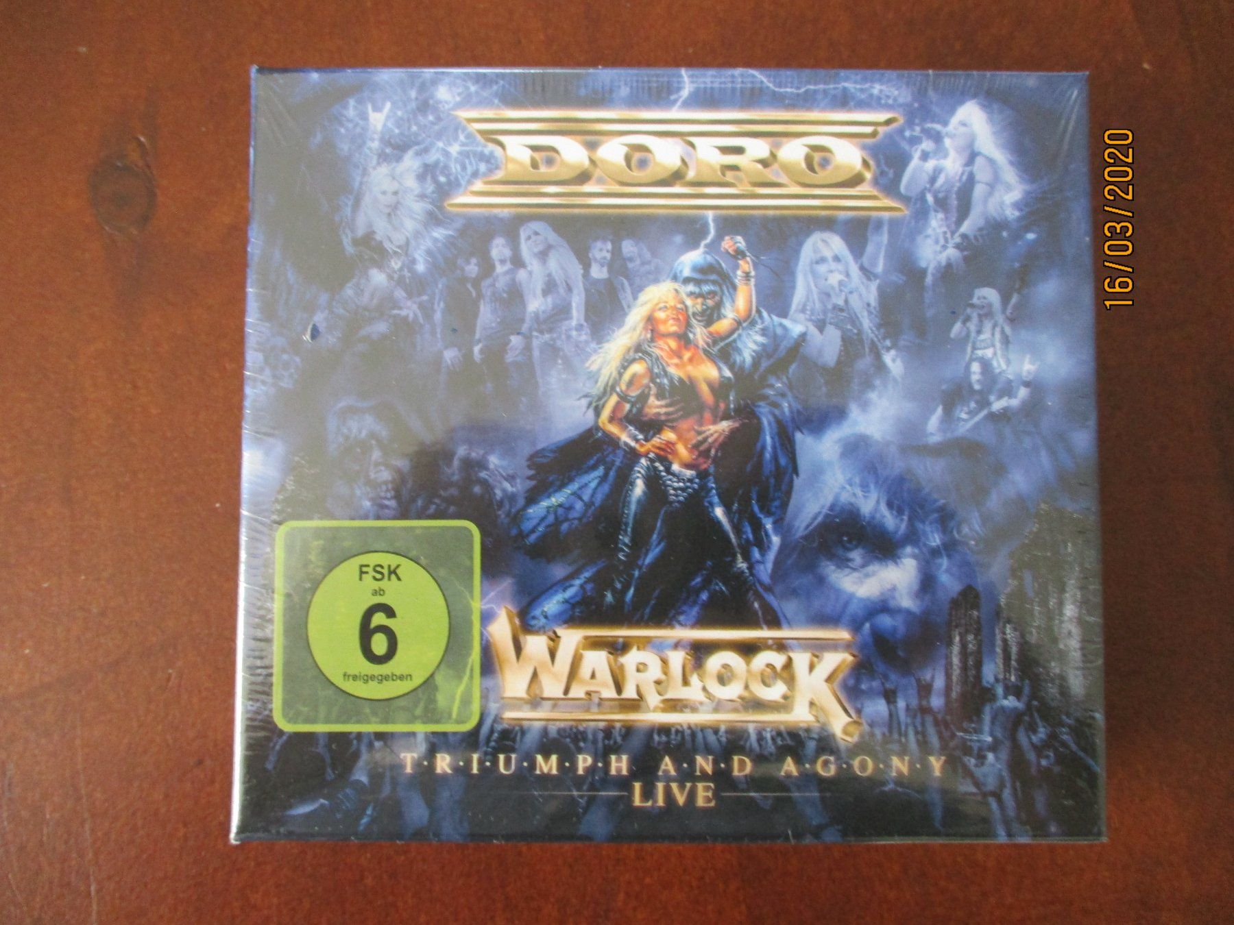 CD: Doro & Warlock Triumph and Agony Liv – Nuovo e nell'imballaggio originale da Liestal venduto da Disc-Point 1