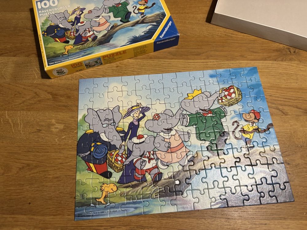 Puzzle Nathan 1000 Pezzi Babar: Relax E Qualità Per Veri Appassionati (70x50 Cm) - 4