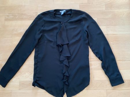 H&M Damen Bluse in Gr. 32, Schwarz