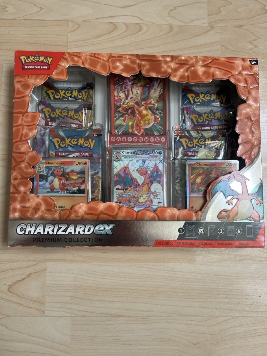 Pokémon Carte collezionabili: Pokemon Charizard ex permium Collection Eng – Nuovo e nell'imballaggio originale da Hubersdorf venduto da Der_sammel_shop