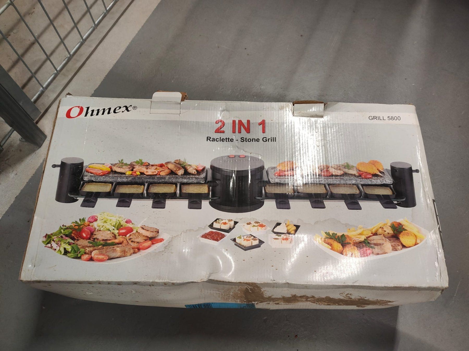 Ohmex Küchengeräte: Raclette und Steingrill 2in1 – Gebraucht aus Olten von Bosko2k