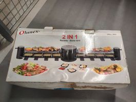 Raclette und Steingrill 2in1