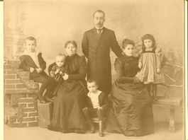 Bienne Biel 1895 : Photo Famille Rare - Signée C. Kullmann