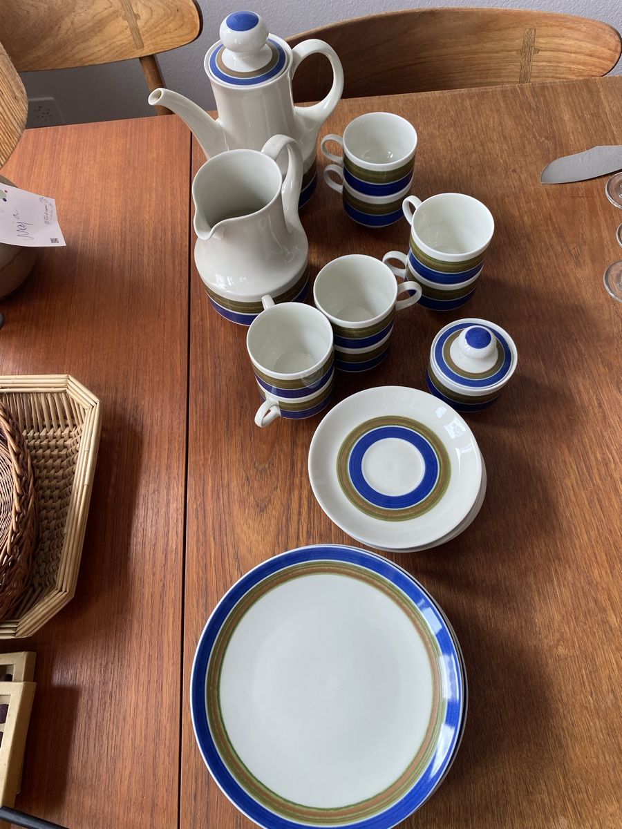 Set di piatti: Geschirrset Scandia Mitterteich Bavaria – Usato da Zürich venduto da suslette 5