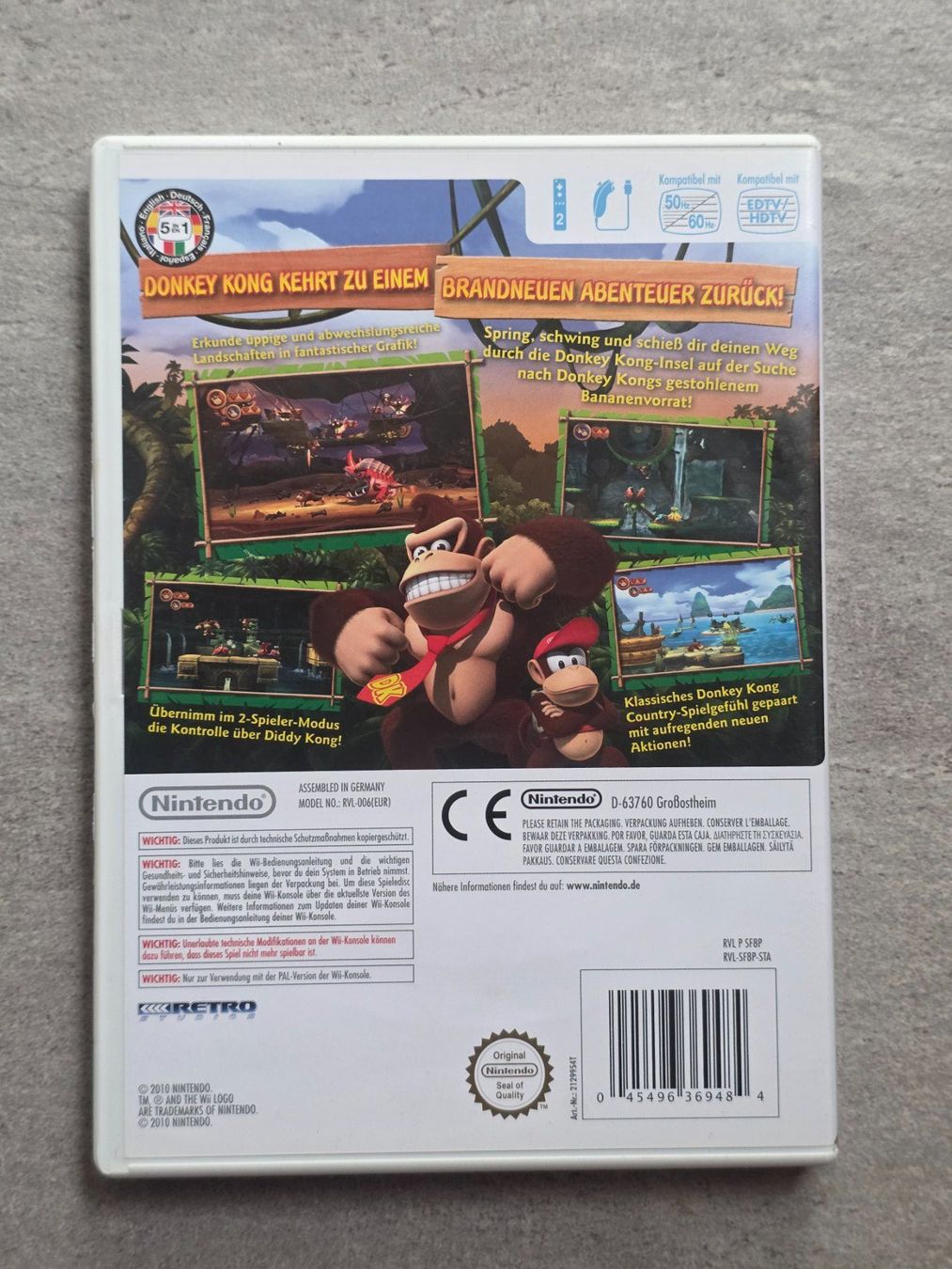 Nintendo Giochi: Nintendo Wii Donkey Kong Country Returns – Usato da Münchenbuchsee venduto da RipiRip 2