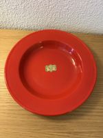 Assiette Neerlandia Emaille 1910 rouge