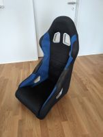 Rennsitz Blau/Schwarz