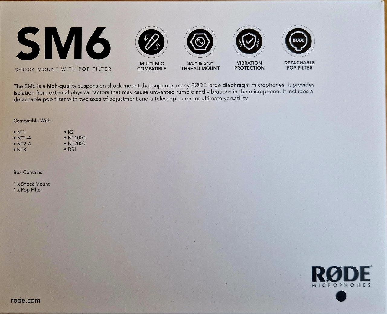Røde Mikrofone: RØDE Mikrofonspinne SM6 mit Popfilter – Neu (gemäss Beschreibung) aus Bern von Lu.Ma 5
