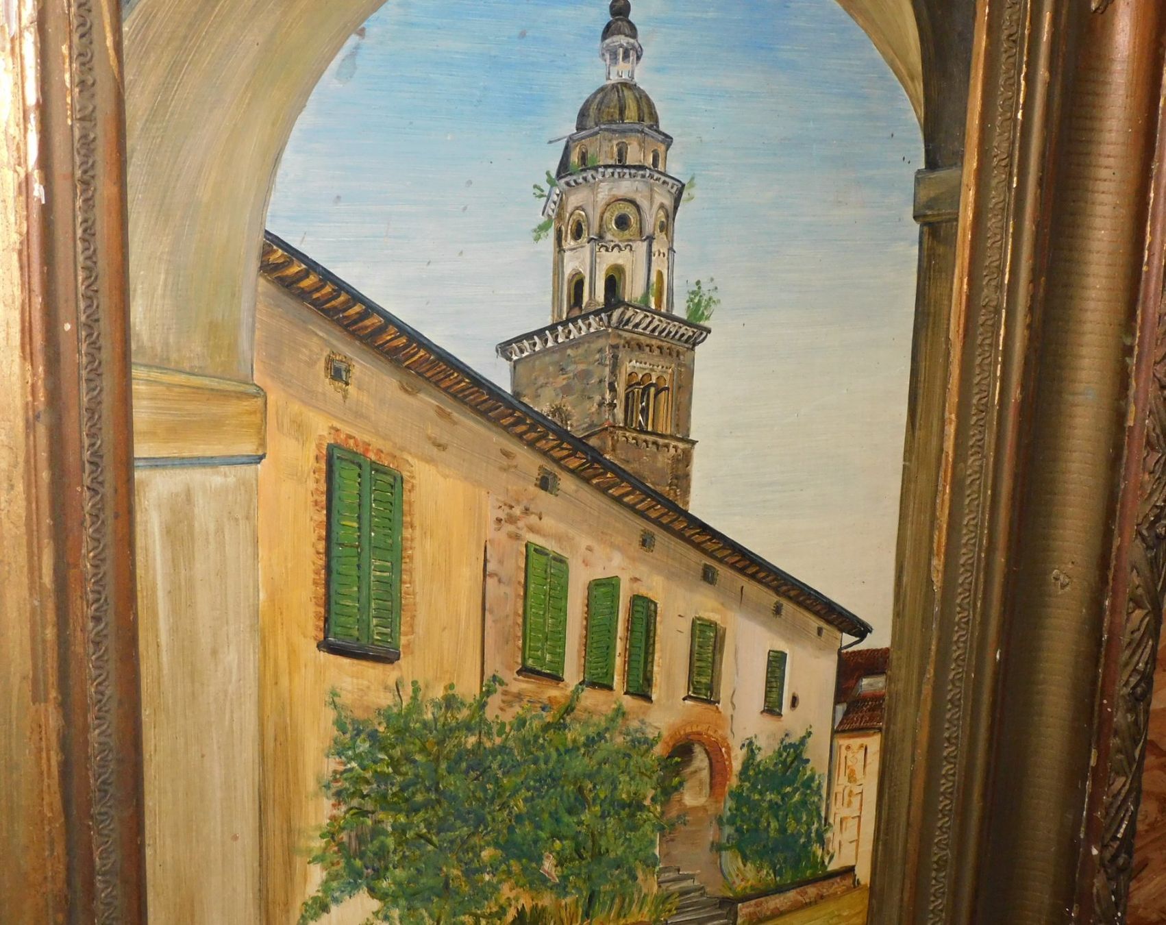 Tableaux: Kunst Ölgemälde Bild mit antik Rahmen – D'occasion à Sursee par 76 3