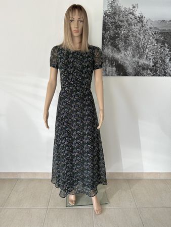 Elegant Floral Maxi Dress, Size S