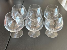 Cognac Gläser 6 Stück