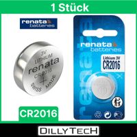 Renata CR2016 Lithium Knopfzellenbatterie - 1 Stk.