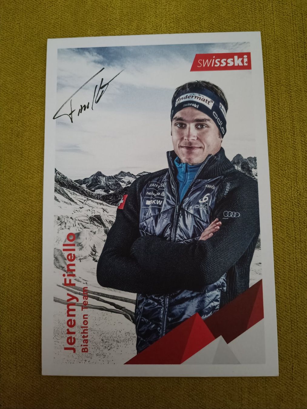 Autogramme: Jeremy Finello - handsigniert – Gebraucht aus Menziken von Autogramme