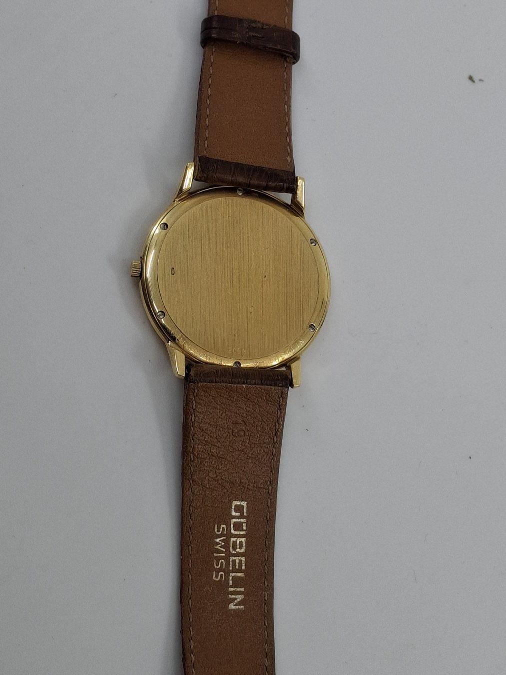 Gübelin Orologi: Gubelin Herrenuhr in 18K Gold – Usato da Basel venduto da Swastikapower 3