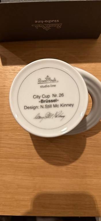 Tassen: Rosenthal Studio Line City Cup Nr. 26 Brüssel – Gebraucht aus Herisau von LoKeRiVE 2