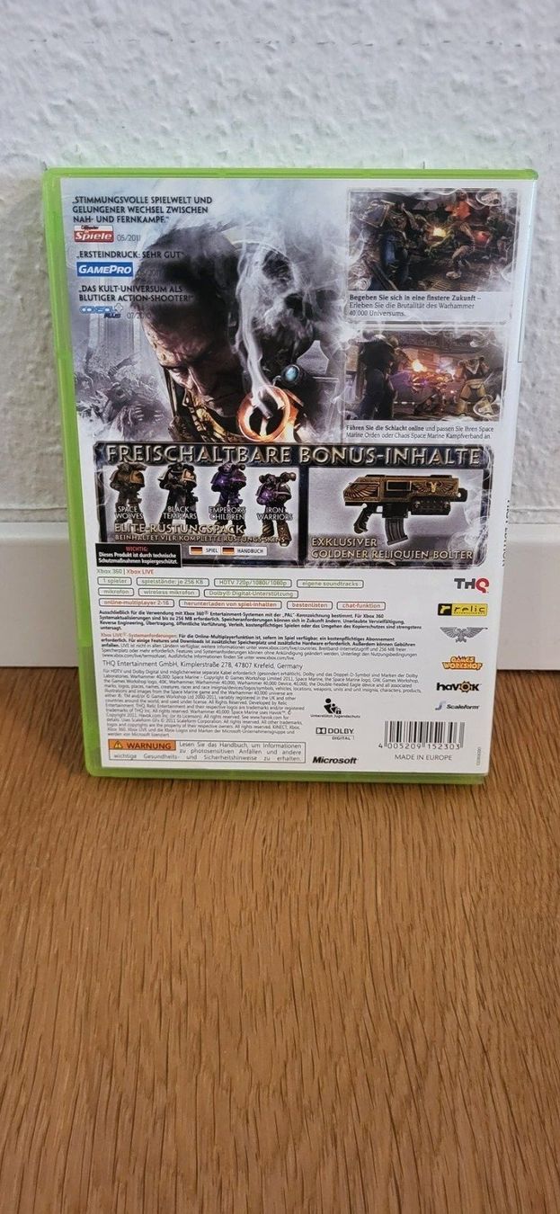 Microsoft Giochi: Xbox 360 - Warhammer 40k Space Marine – Usato da Münsingen venduto da Heroism2010 1