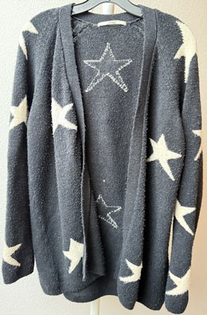 ONLY Cardigan mit Sternenmuster, Grösse L