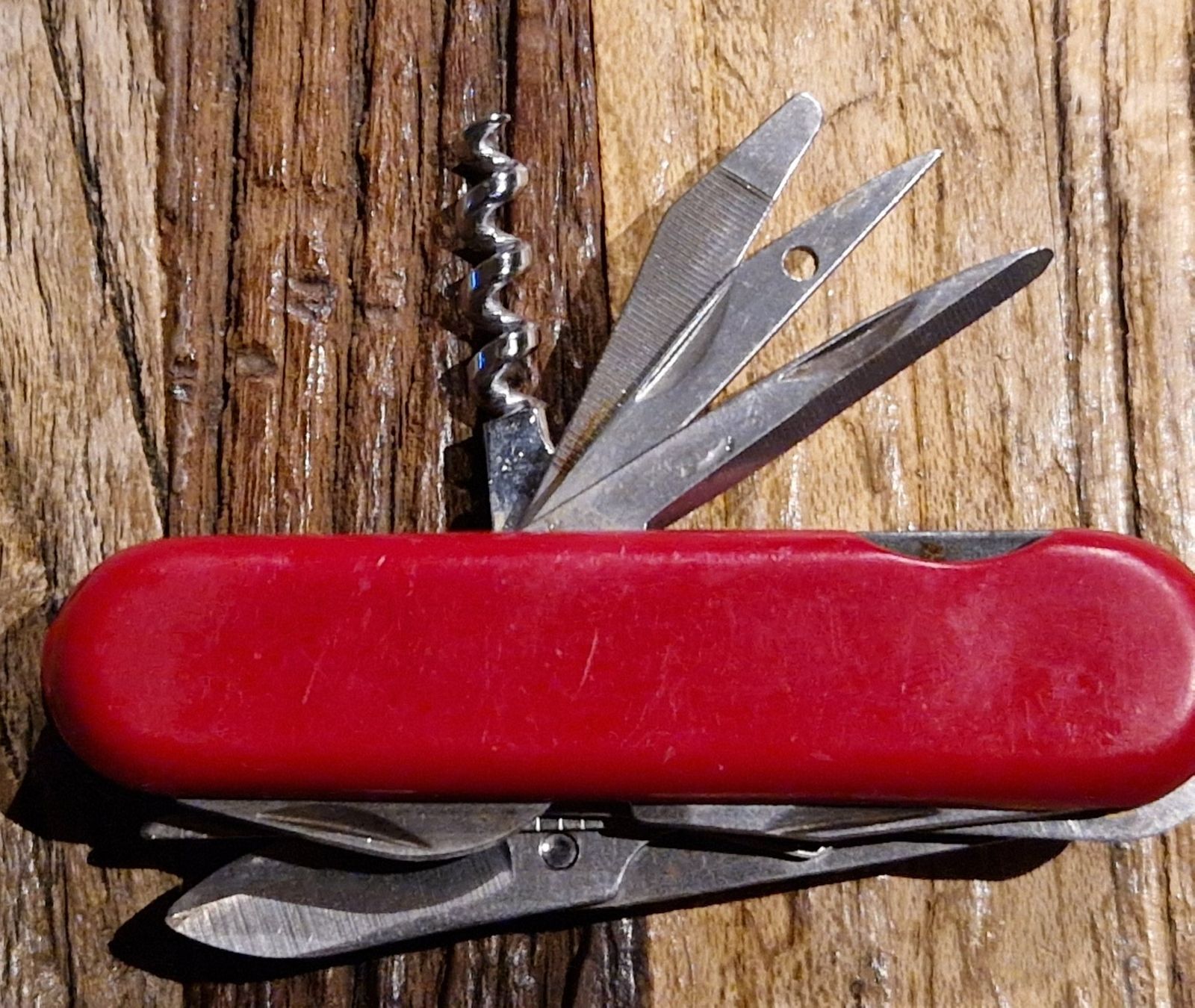 Coltelli tascabile: Schweizer Sackmesser,10 Werkzeuge ! – Usato da Münsingen venduto da Geeskile