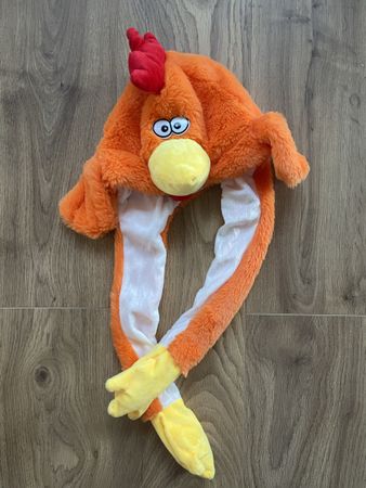 Funny Chicken Hat, Hopearl, Carnival Costume, Plush
