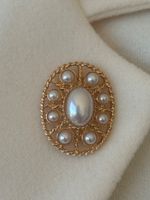 Luxus Elegante  Brosche Farbe: Gold