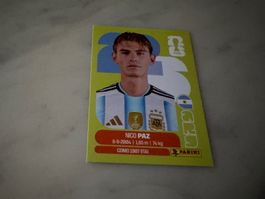 Panini FIFA WM 2026 Sticker Nico Paz ARG 14