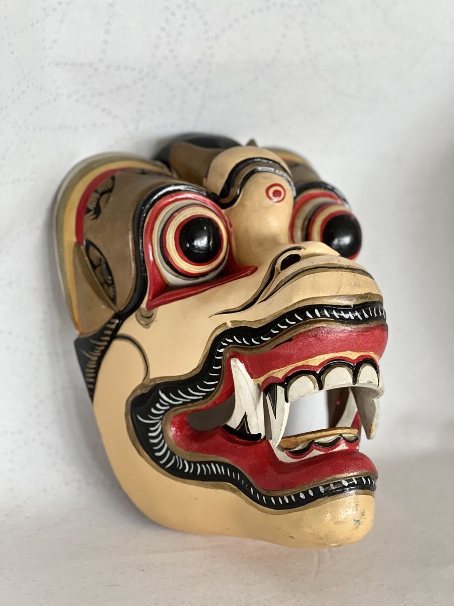Masques: Vintage  Maske, handgeschnitzt, Sammlerstück – D'occasion à Moehlin par Balirain 6