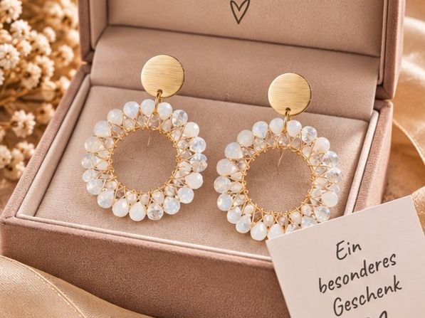Orecchini pendenti & Orecchini a lobo: Ohrringe Edelstein vergoldet – Nuovo e nell'imballaggio originale da Hemmental venduto da Aureumgold 2