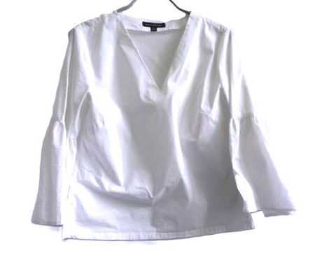 Gr. 34 36 weisse BANANA REPUBLIC Bluse s. Masse