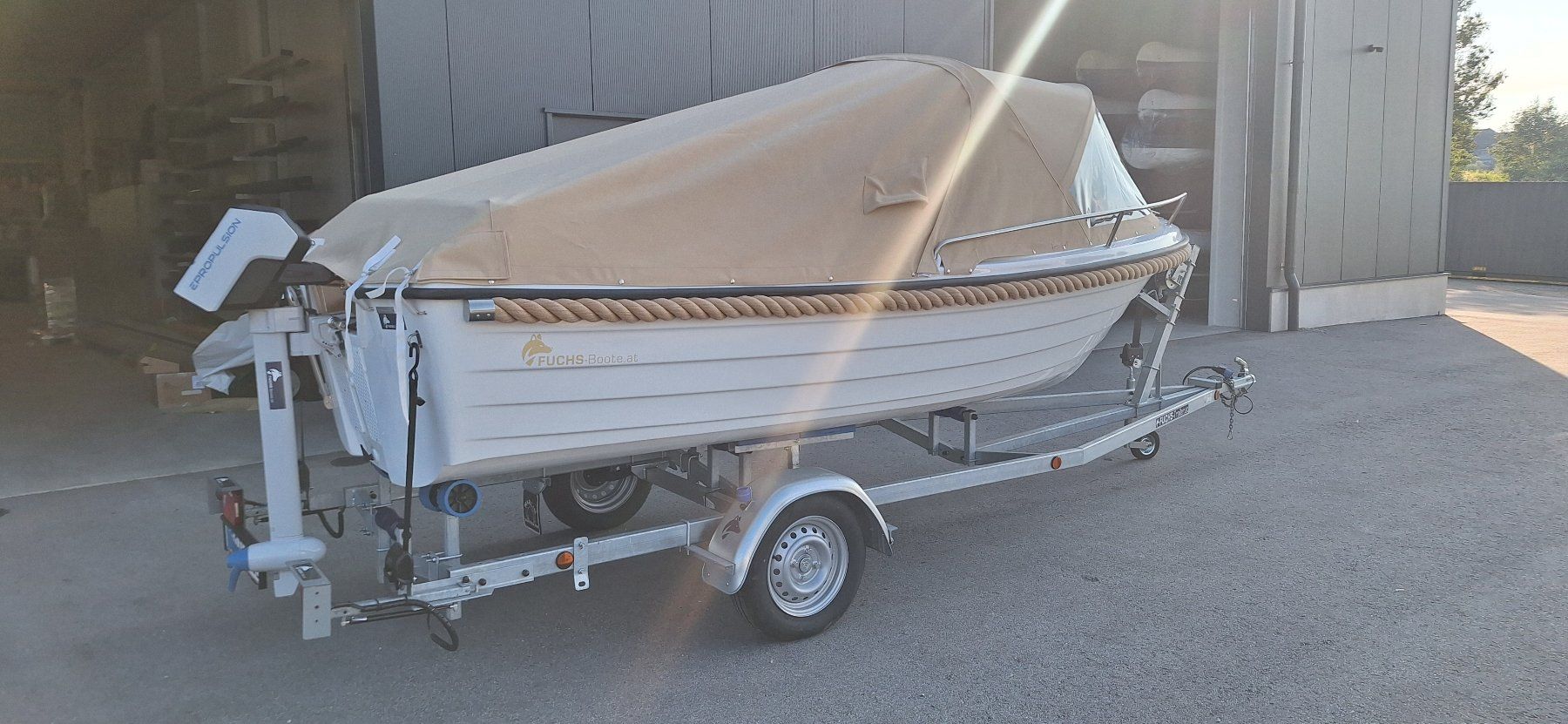 Boote: LAGERND NEU 470 Classic Boot Motorboot GFK Boot Badeboot – Neu und originalverpackt aus Aigen Schlägl von Fuchs-Boote 9