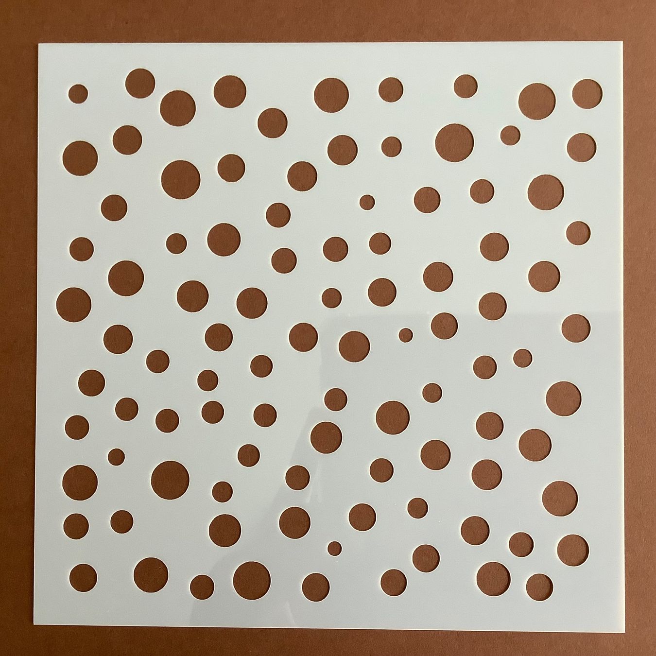 Schablonen: Schablone Motif Punkte Chablon pochoir – Neu (gemäss Beschreibung) aus Meyrin von laservette99