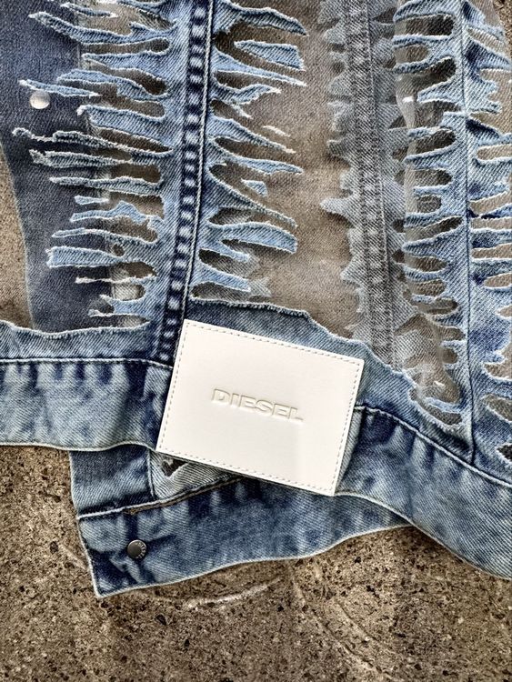 Diesel Jeansjacke mit Tüll M (Neu (gemäss Beschreibung)) in