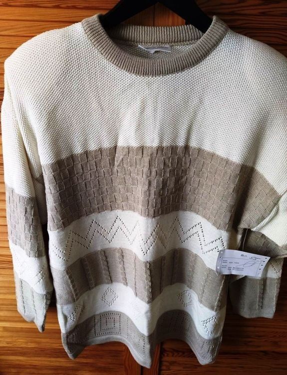 Maglioni & Felpe: Pullover in Beige gestreift - Grösse M - – Nuovo e nell'imballaggio originale da Zürich venduto da -italo- 3